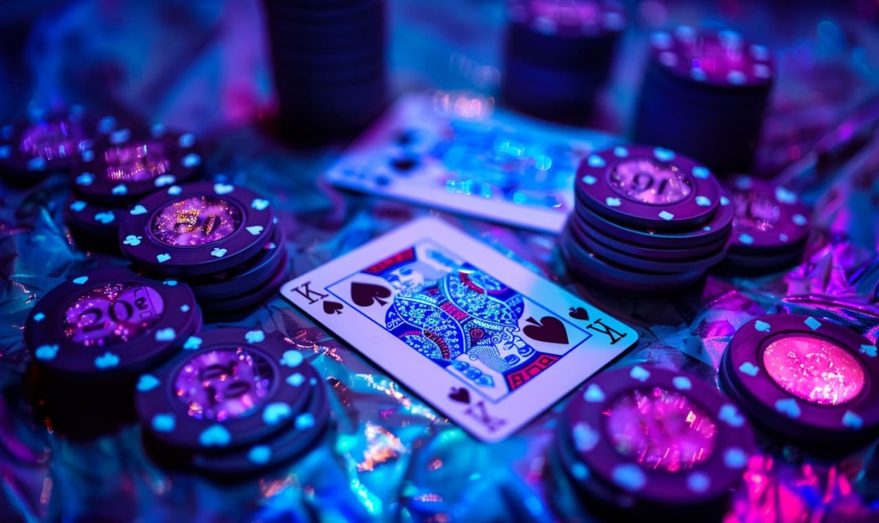 Meja live-dealer baccarat yang ramai